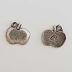 Apple Charm Silver Metal N°02 kök.
