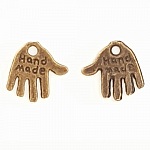 Hand charm 'MADE HAND' N°01 Brons