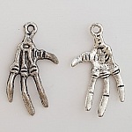 Charm Hand 'Skelett' N°06 Silver