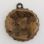 Charm kapsel Bouteille N°00 kök Brons