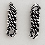 Charm Bar 2 ringar N°04 Silver 