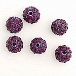 10 mm strass harts pärla shamballa stil N°10