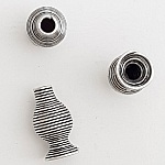 Spiralkonuskopp N°10 åldrat silver.