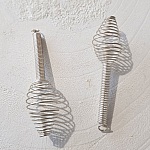 Spiralformad kotte N°12 Silver.