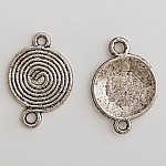 Rund spiralkoppling N°01 Silver