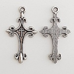 Charm Cross N°03 Silver