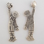 Barnberlock N°41-01 Zamak (försilvrad)