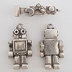 Barnberlock N°42 Zamak (försilvrad)