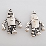 Barnberlock N°43 Zamak (försilvrad)