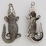Crocodile Charm N°01 ZAMAK (silverpläterad)