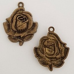 Flower Charm Metal N°012 brons