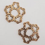 Blomma charm metall N°022