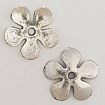 Flower Charm Metal N°027 Silver