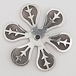 Flower Charm Metal N°029 Silver