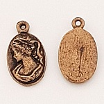 Charm Cameo kvinna N°01 Brons