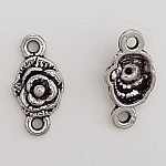 Flower Charm Metal N°069 Silver