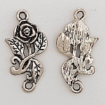 Flower Charm Metal N°071 Silver