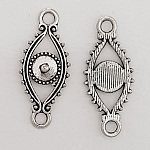 Charm blomma metall N°075 silver