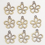Flower Charm Metal N°116 Brons