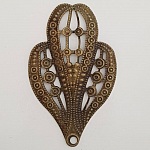 Flower Charm Metal N°118 Brons