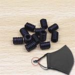 Justerbar mask med rep slinga vit x 10 stycken