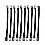 Elastiskt band Justerbar maskförlängning Öronkrok Svart maskförlängning