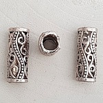 Silver rörpärla N°16