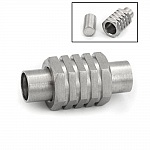 Magnetlås i rostfritt stål 05 mm Silver N°01