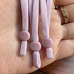 10 lila elastiska band med justerbart spänne för masker med...