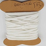 Platt mask elastisk 3 mm vit x 8 meter