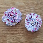 Blomma av fransigt tyg nr 03