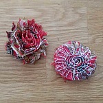 Franskt tyg blomma nr 12