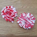 Blomma av fransigt tyg nr 62