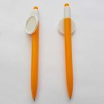 Orange penna med 25 mm kapsylhållare