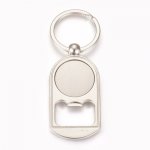 Nyckelring avskalare 25 mm silver N°03