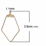 Diamond Primer Gold Earring Holder N°02 x 1 st.