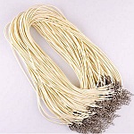 10 Halsband läderimitation diameter 1,5 mm 40 cm AB-13-2 