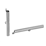 2 kopparrörspännen silver matt 40x6mm-72436 