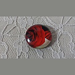 glas cabochon rund 20mm blomma 01-027 