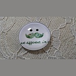 glas cabochon rund 25mm mustasch 028 