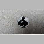 glas cabochon rund 25mm cat 009 