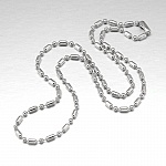 Halsband boll 304 rostfritt stål 65cm 