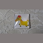 fyrkantig glascabochon 30mm 005 