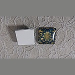 glas fyrkantig cabochon 25mm 045 