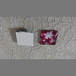 fyrkantig glascabochon 25mm 029 