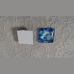 fyrkantig glascabochon 25mm 027 