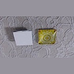 glas fyrkantig cabochon 25mm 020 