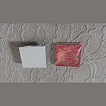 fyrkantig glas cabochon 25mm 007 