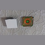 fyrkantig glascabochon 25mm 005 