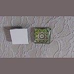 fyrkantig glascabochon 25mm 004 